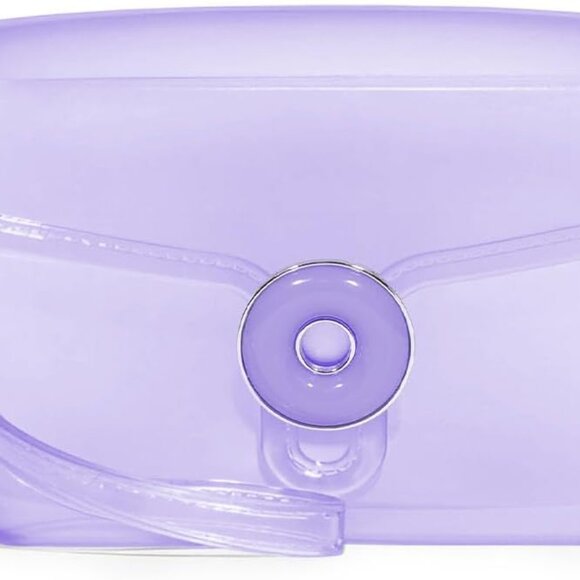 Clear PVC Mini Bag Y2K Style Compact Crossbody Festival Beach Urban - Picture 1 of 6